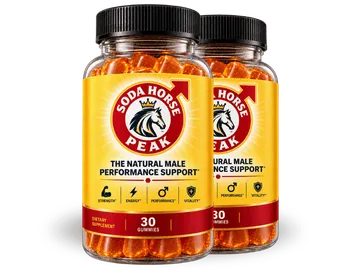 SodaHorsePeak Try Two package — two bottles of male performance gummies